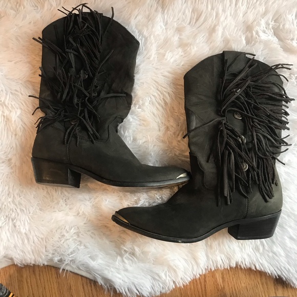 womens fringe cowgirl boots
